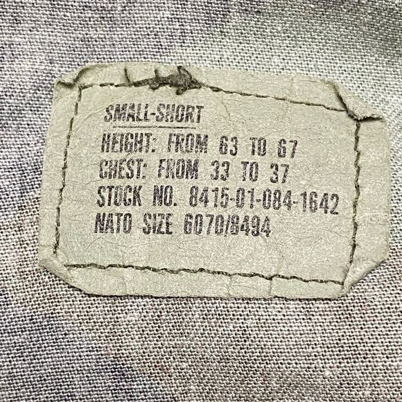 U.S. Air Force Authentic Small Combat Camouflage Button Down Jacket - Picture 14 of 15